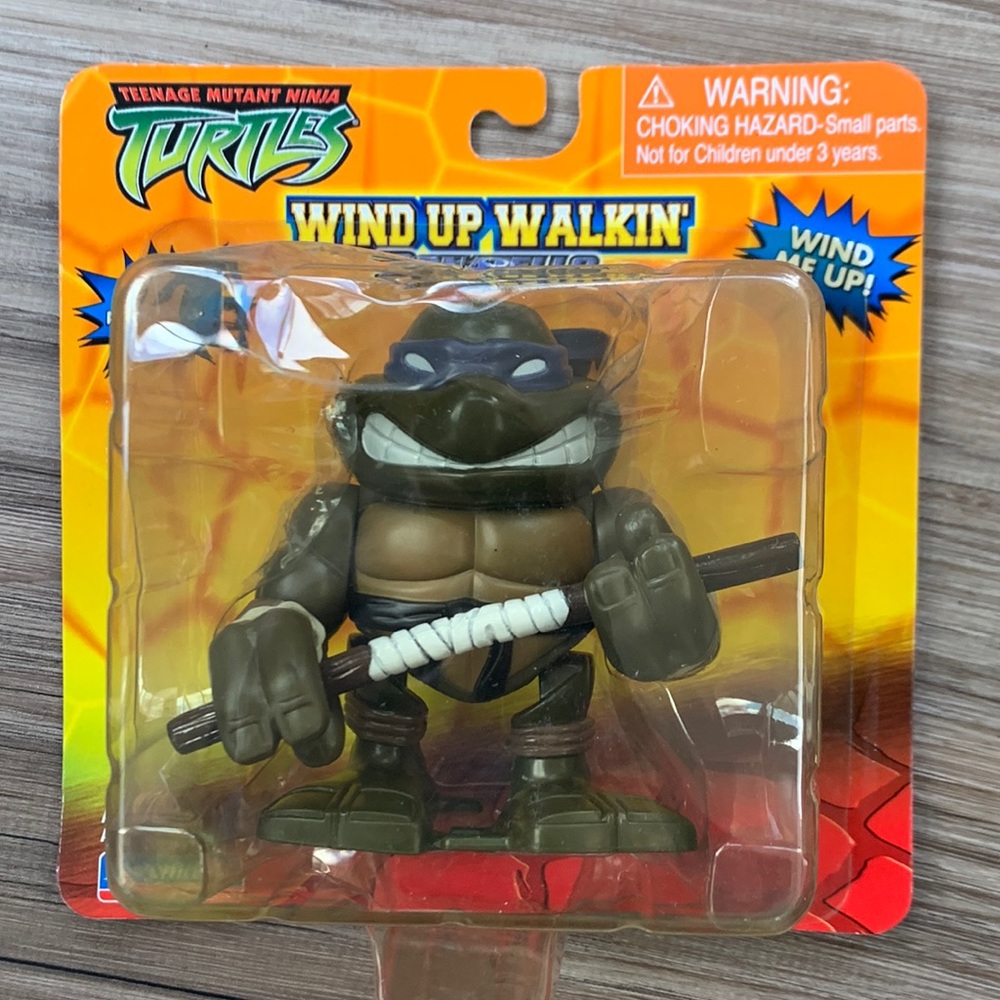 Donatello Teenage Mutant Ninja Turtles Wind Up Walkin Toy Tmnt Playmates 2005 🆕